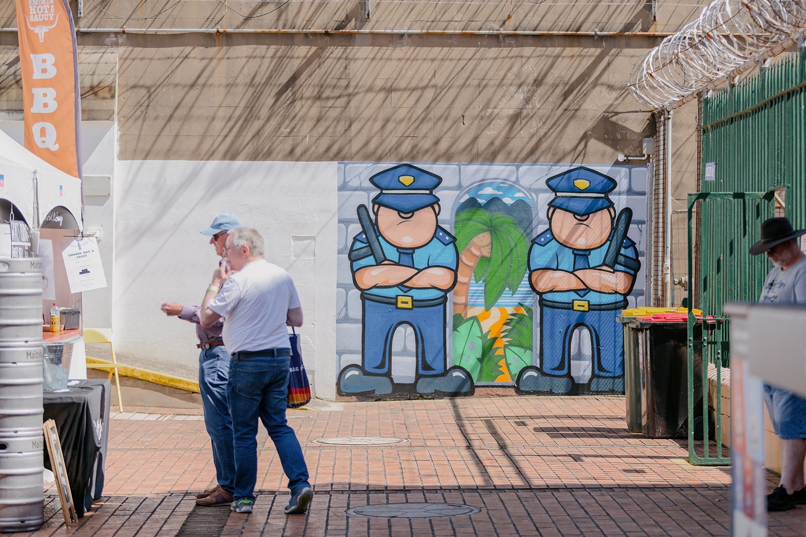 The sun was shining, the taps were flowing we couldn’t have asked for