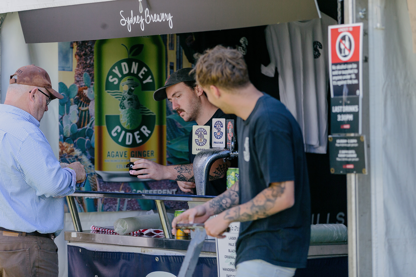 The sun was shining, the taps were flowing we couldn’t have asked for