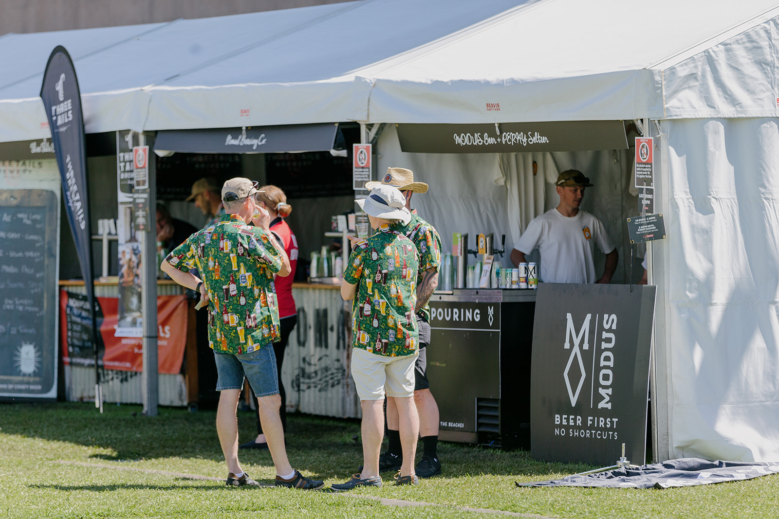 The sun was shining, the taps were flowing we couldn’t have asked for