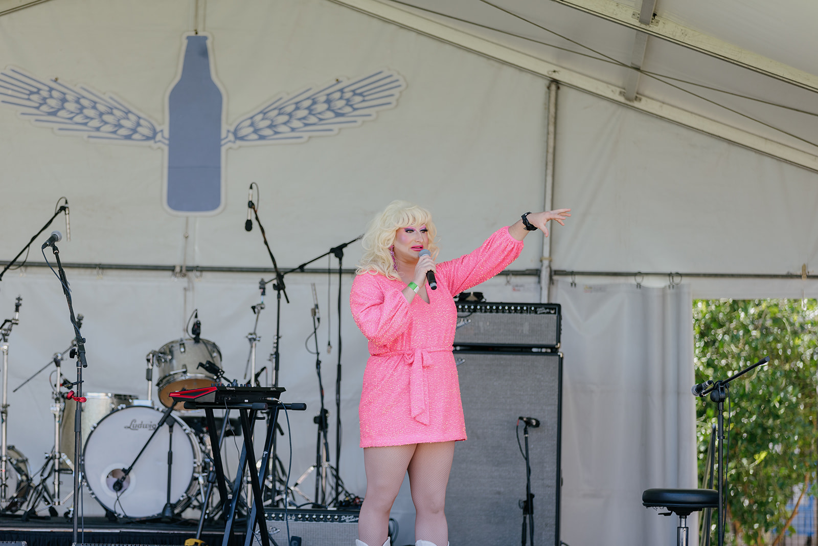 The sun was shining, the taps were flowing we couldn’t have asked for