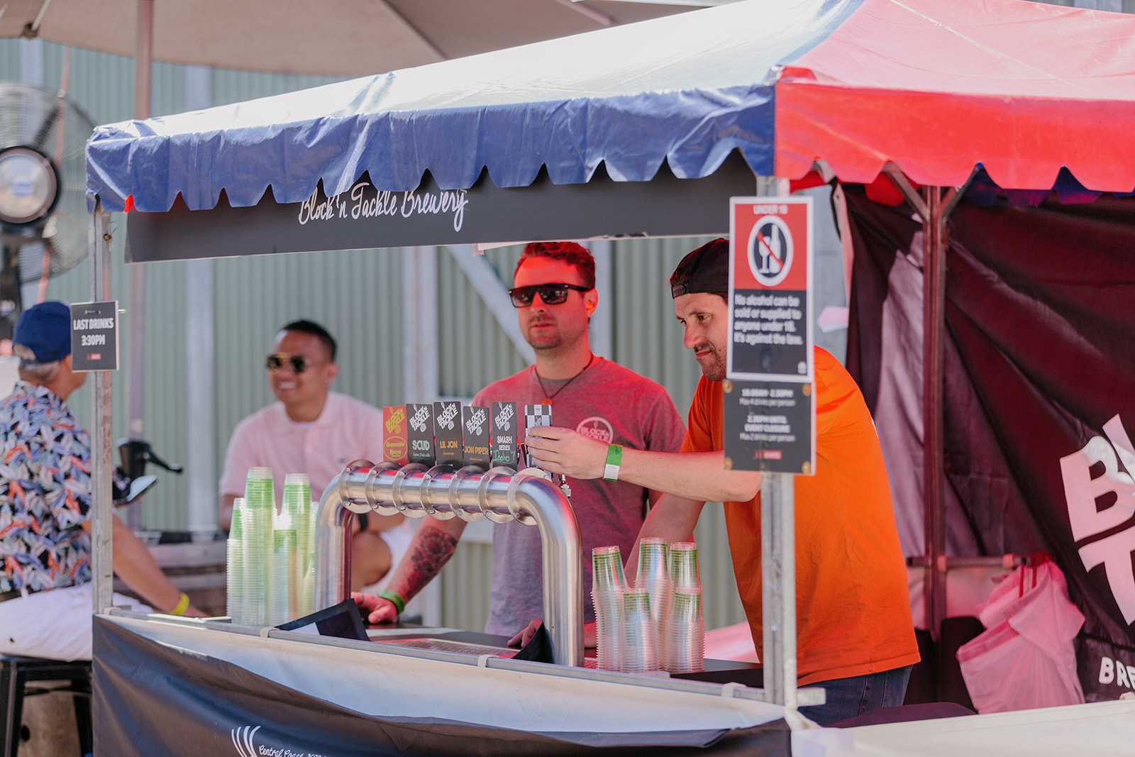 The sun was shining, the taps were flowing we couldn’t have asked for