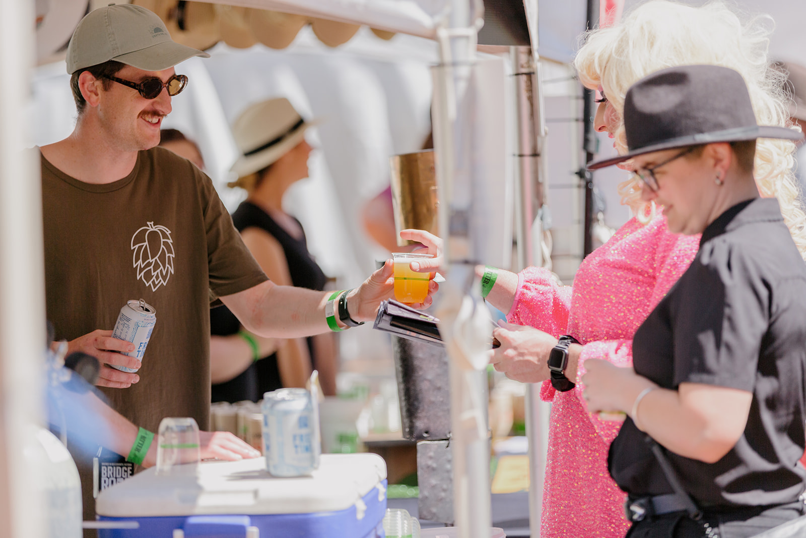 The sun was shining, the taps were flowing we couldn’t have asked for