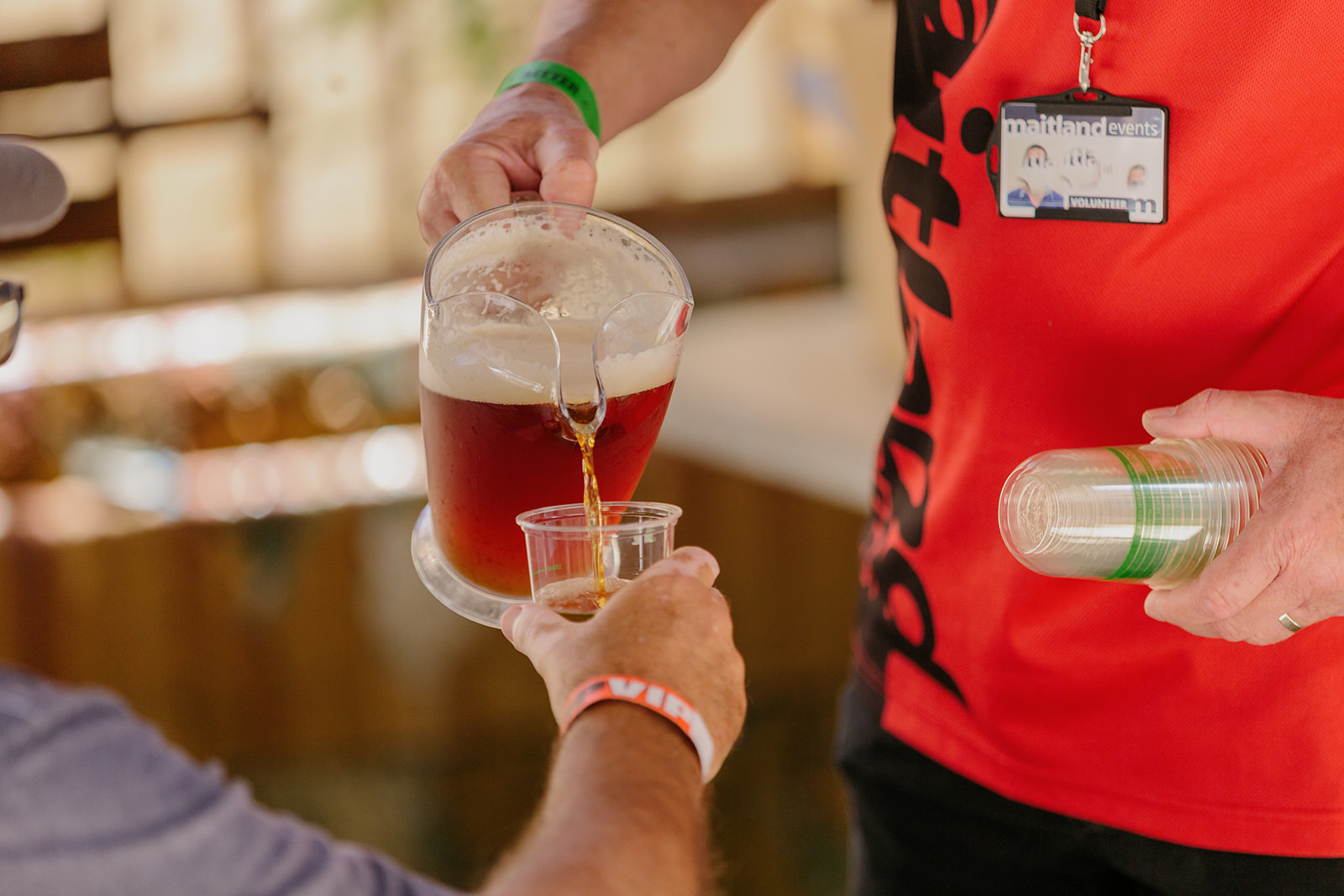 The sun was shining, the taps were flowing we couldn’t have asked for