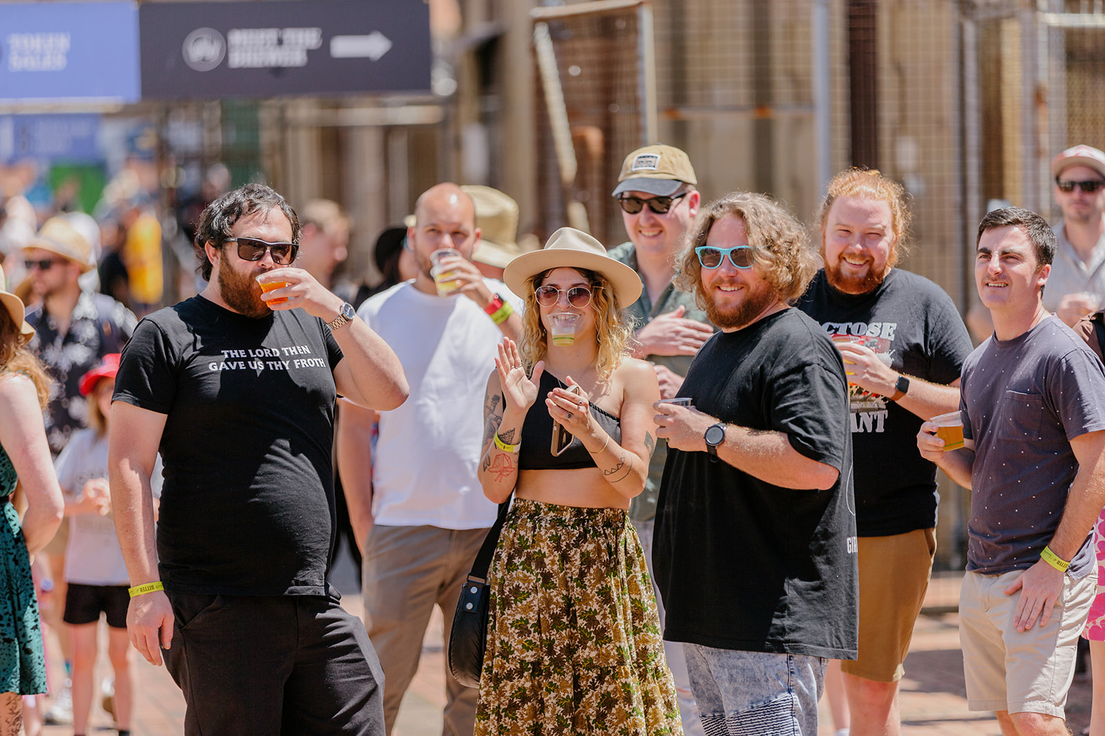 The sun was shining, the taps were flowing we couldn’t have asked for